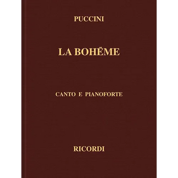 La Boheme: Canto E Pianoforte - Hardcover