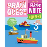 Brain Quest Learn to Write: Numbers - Paperback