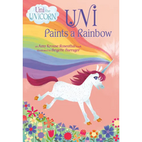 Uni Paints a Rainbow (Uni the Unicorn) - Board Book