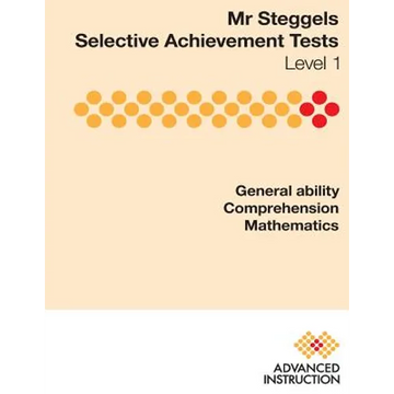 Mr Steggels Selective Achievement Tests Level 1 - Paperback