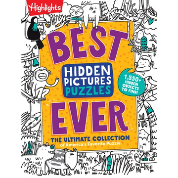 Best Hidden Pictures Puzzles Ever: 144-Page Puzzle Book with Over 1,500 Hidden Objects, Classic Search-And-Find Puzzles and Travel Activities for Kids - Paperback