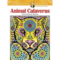 Creative Haven Animal Calaveras Coloring Book - Paperback