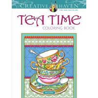 Creative Haven Tea Time Coloring Book - Paperback