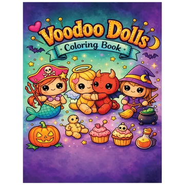 Voodoo Dolls Coloring Book - Paperback