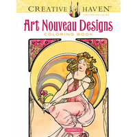 Creative Haven Art Nouveau Designs Coloring Book - Paperback