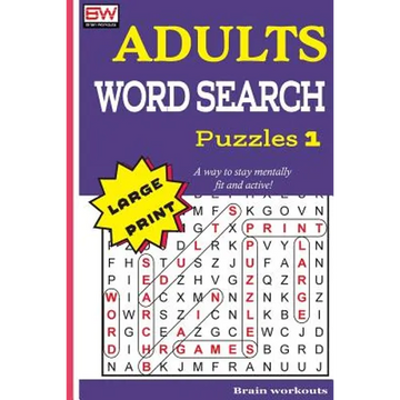 ADULTS WORD SEARCH Puzzles 1 - Paperback