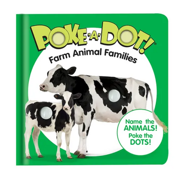 Poke-A-Dot: Farm Animal Families - Board Book
