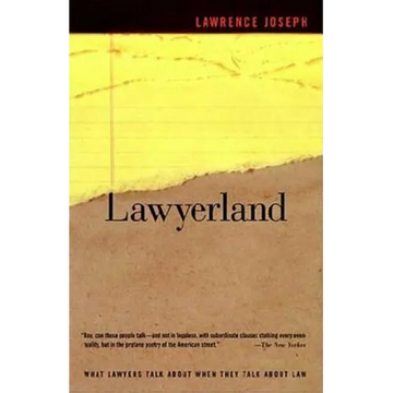 Lawyerland: An Unguarded, Street-Level Look at Law & Lawyers Today - Paperback