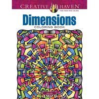 Creative Haven Dimensions Coloring Book - Paperback