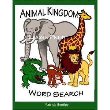 Animal Kingdom Large Print Word Search - Paperback
