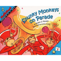 Spunky Monkeys on Parade: Mathstart Level 2: Counting by 2s, 3s, 4s - Paperback