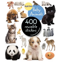 Eyelike Stickers: Baby Animals - Paperback