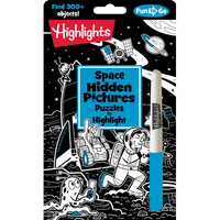 Space Hidden Pictures Puzzles to Highlight: Space-Themed Hidden Pictures Activity Book for Kids with Neon Highlighter Puzzles - Paperback