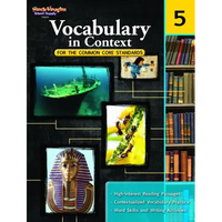 Vocabulary in Context for the Common Core Standards Reproducible Grade 5 - Paperback
