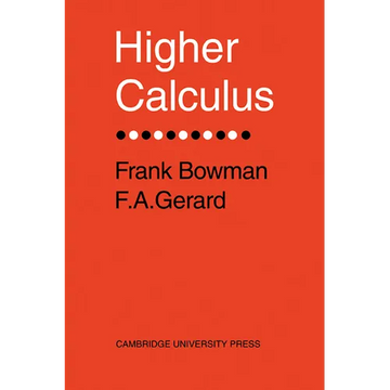 Higher Calculus - Paperback