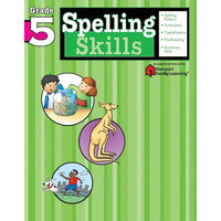 Spelling Skills: Grade 5 (Flash Kids Harcourt Family Learning) - Paperback