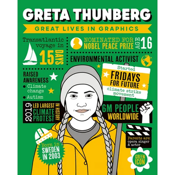 Great Lives in Graphics: Greta Thunberg - Hardcover