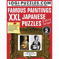XXL Japanese Puzzles: Famous Paintings - Paperback
