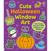 Cute Halloween Window Art - Paperback