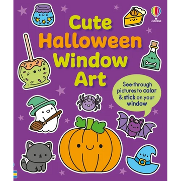 Cute Halloween Window Art - Paperback