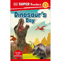 DK Super Readers Level 1 Dinosaur's Day - Paperback