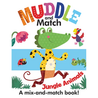 Muddle and Match Jungle Animals - Board Book
