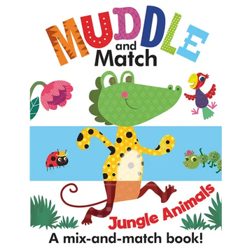 Muddle and Match Jungle Animals - Board Book