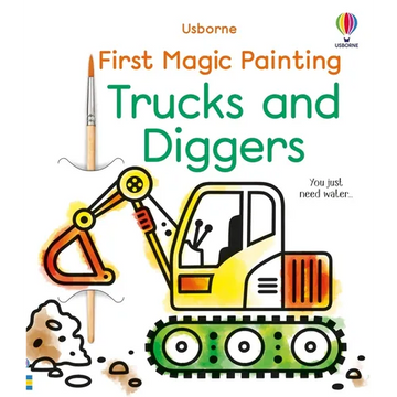 First Magic Painting Trucks and Diggers - Paperback