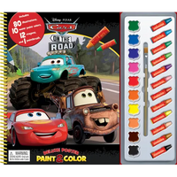 Disney Cars on the Road Deluxe Poster Paint & Color - Novelty
