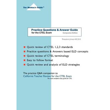 Practice Questions & Answer Guide: for the CTEL Exam - Paperback