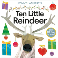 Jonny Lambert's Ten Little Reindeer - Board Book