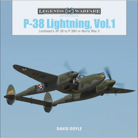 P-38 Lightning, Vol. 1: Lockheed's XP-38 to P-38H in World War II - Hardcover