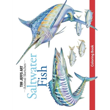 Saltwater Fish Coloring Book - Paperback