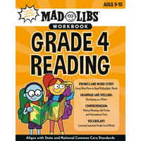 Mad Libs Workbook: Grade 4 Reading: Aligns with State and National Common Core Standards - Paperback
