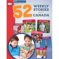 52 Weekly Nonfiction Stories About Canada Grades 1-2 - Paperback