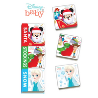 Disney Baby: Santa, Stockings, Snow - Board Book