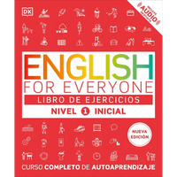 English for Everyone Nivel 1 Inicial: Libro de Ejercicios: Edición En Español - Paperback