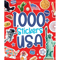 1,000 Stickers: USA - Paperback