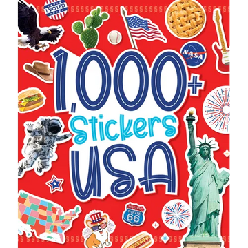 1,000 Stickers: USA - Paperback