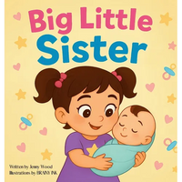 Big Little Sister: A Sweet Rhyming Story Book About Becoming a Big Sister - Hardcover