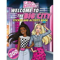 Barbie Welcome to the Big City!: 100% Officially Licensed by Mattel, Sticker & Activity Book for Kids Ages 4 to 8 - Paperback