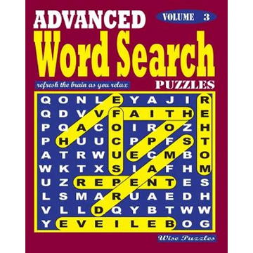 ADVANCED Word Search Puzzles. Vol. 3 - Paperback