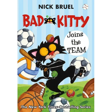 Bad Kitty Joins the Team (Paperback Black-And-White Edition) - Paperback