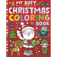My Busy Christmas Coloring Book - Paperback