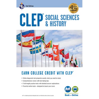 Clep(r) Social Sciences & History Book + Online, 2nd Ed. - Paperback