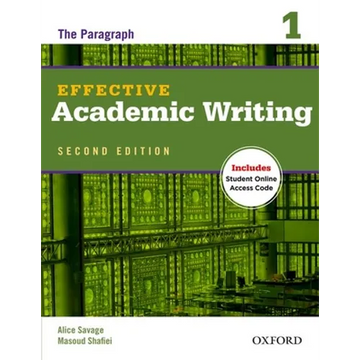 Effective Academic Writing 1: The Paragraph - Paperback