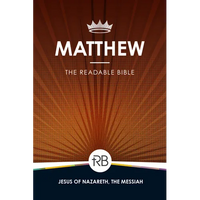 The Readable Bible: Matthew - Paperback