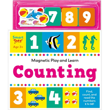 Counting: Learn Numbers with Magnetic Play and Learn Activity Book for Kids Ages 3+ - Board Book