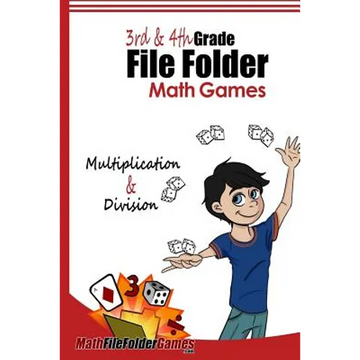 3rd & 4th Grade File Folder Math Games - Multiplication & Division Games - Paperback