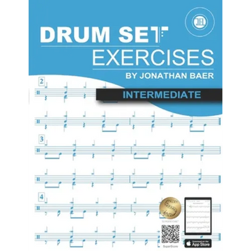 Intermediate Drum Set Exercises - Paperback